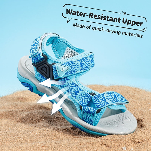Boys and Girls Strap Sports Sandals - BABY BLUE - 2